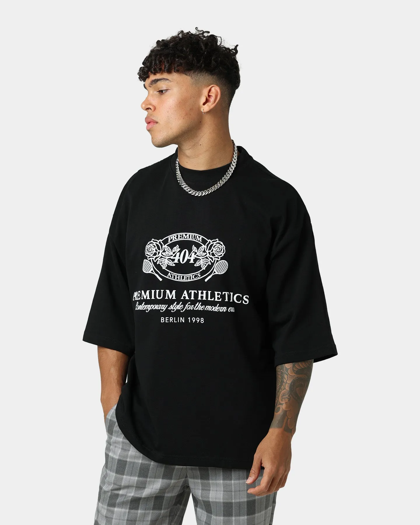 404 Premium Athletics Heritage T-Shirt Black