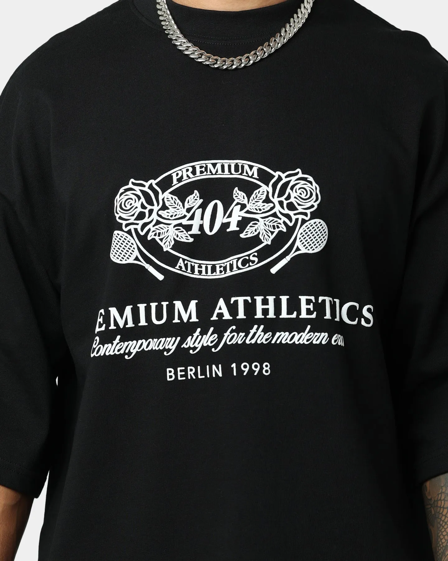 404 Premium Athletics Heritage T-Shirt Black