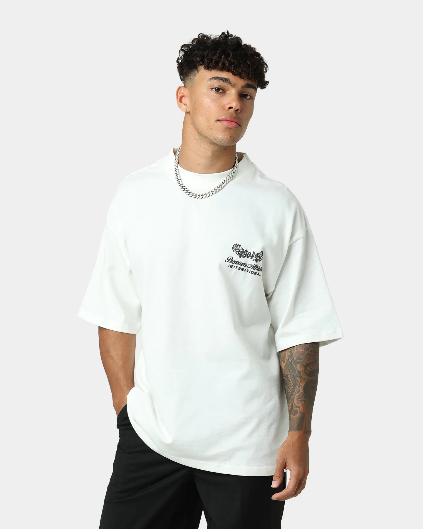 404 Premium Athletics Vintage T-Shirt Off White