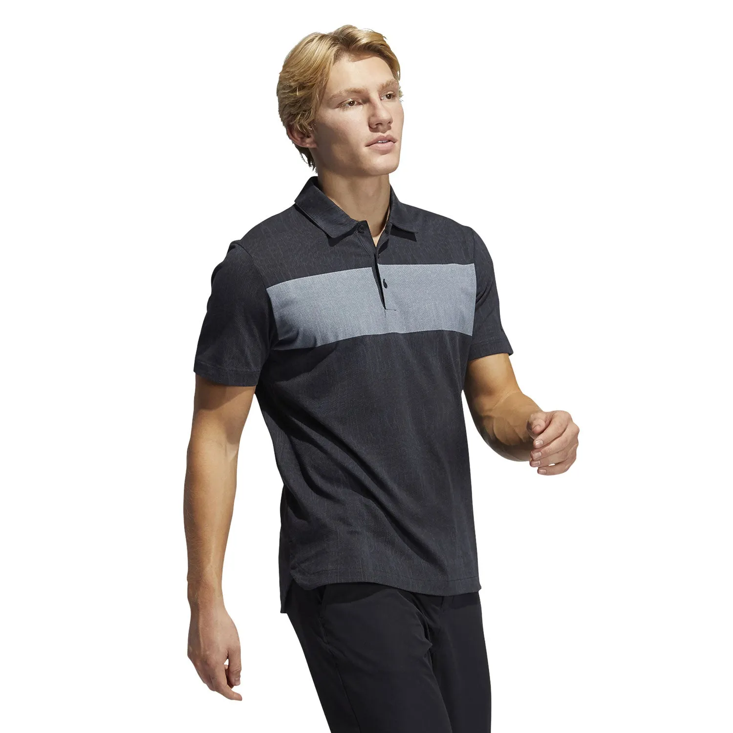 adidas Adicross Graphic Polo - Night Grey