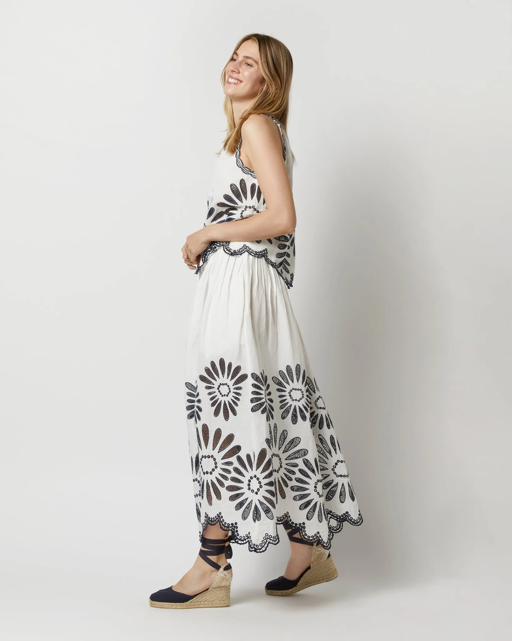 Annisa Skirt in Porcelain