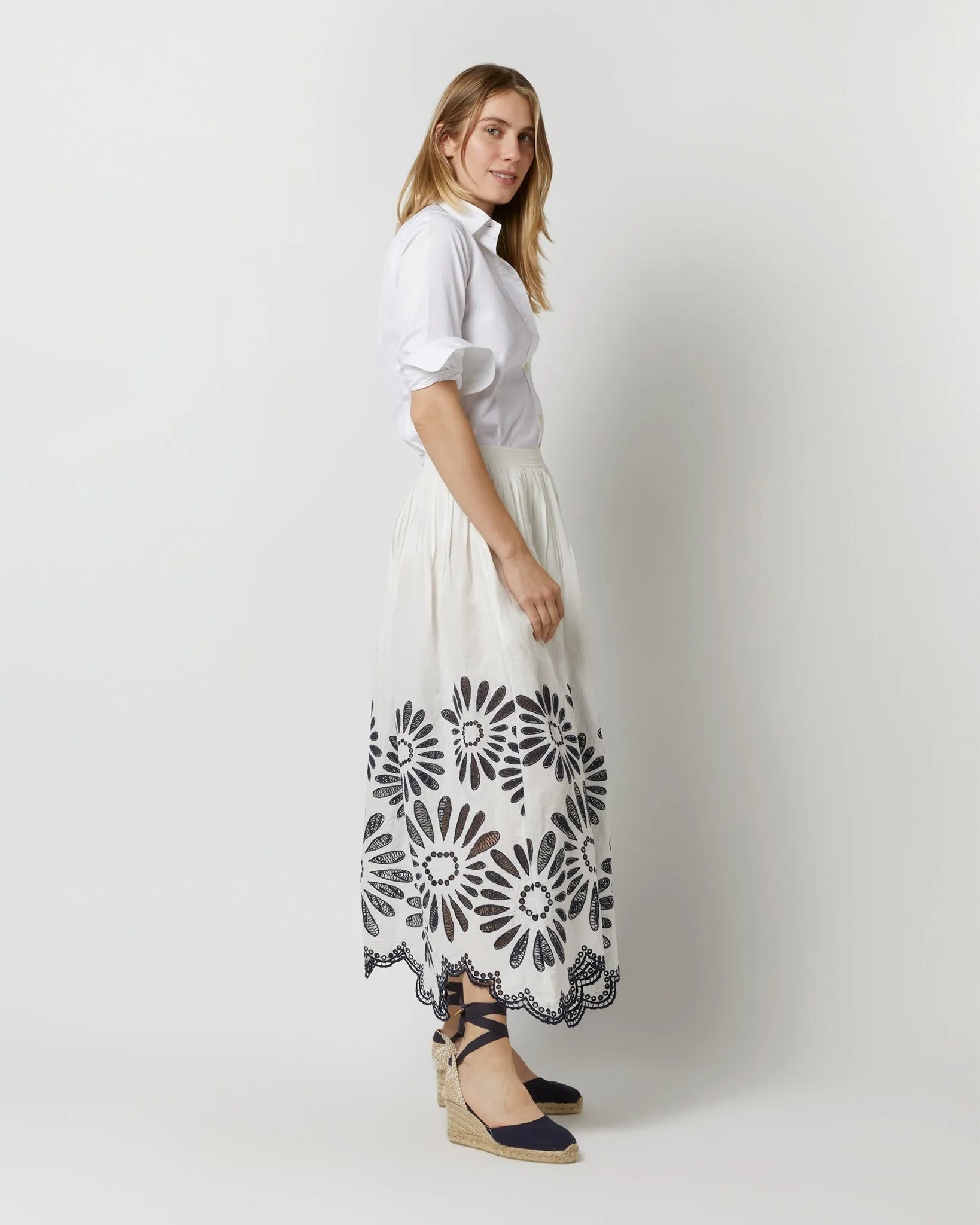 Annisa Skirt in Porcelain