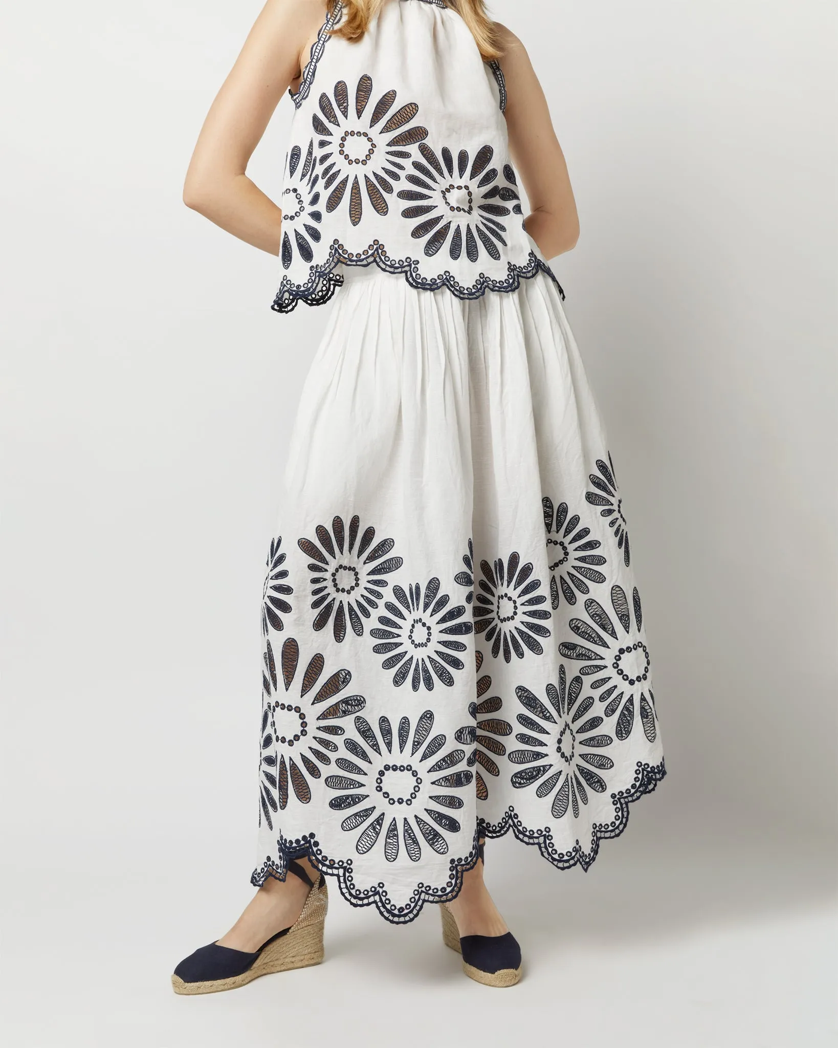 Annisa Skirt in Porcelain