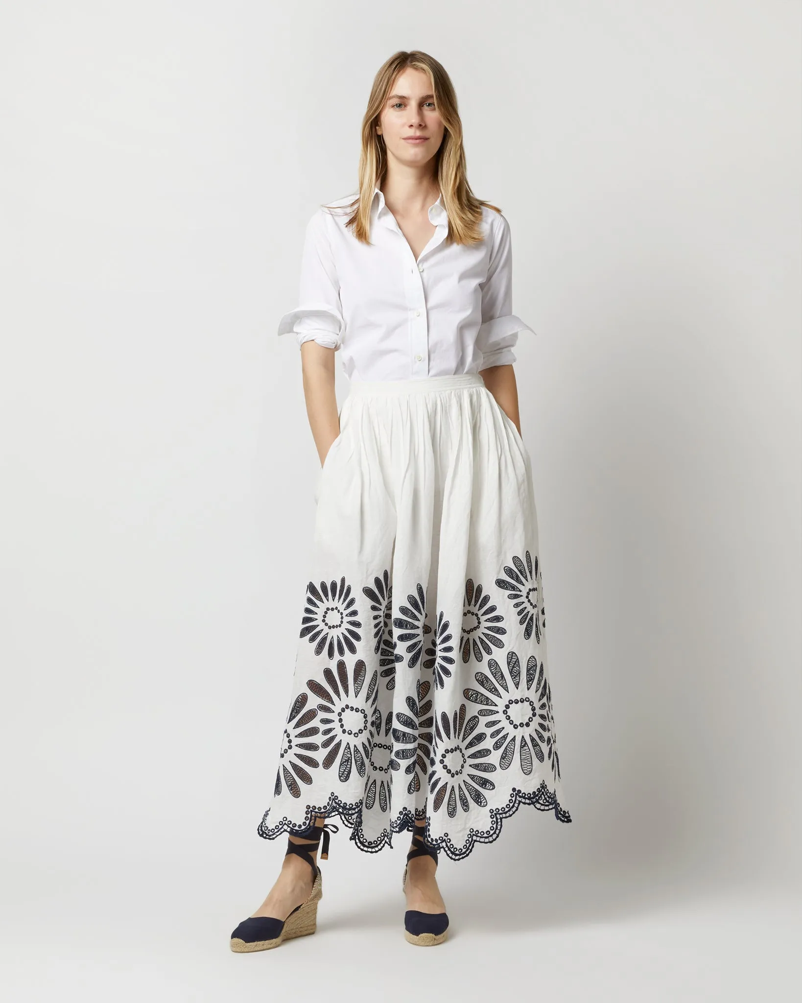 Annisa Skirt in Porcelain