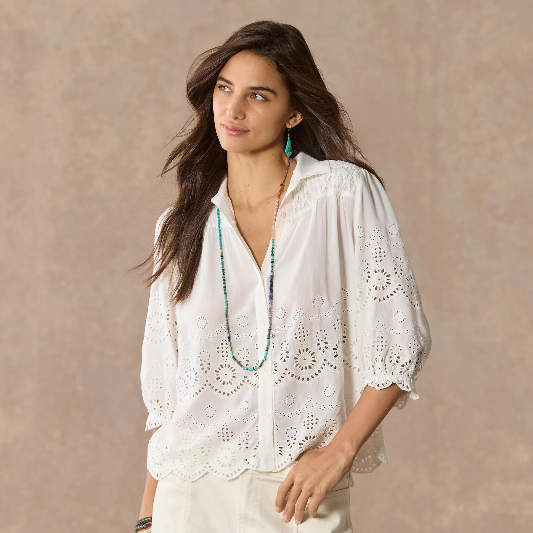 Arabella Eyelet Shirt