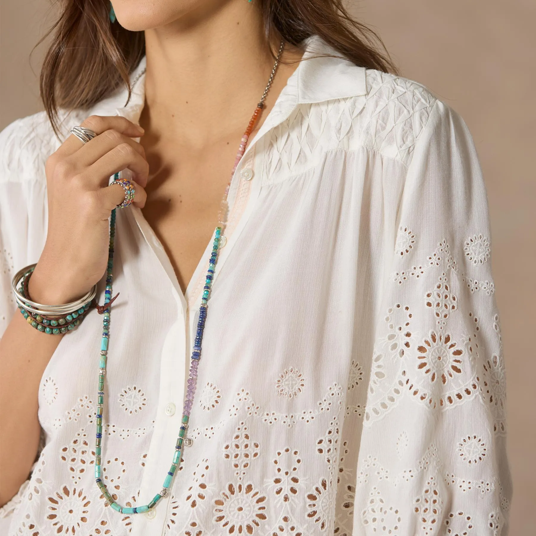 Arabella Eyelet Shirt