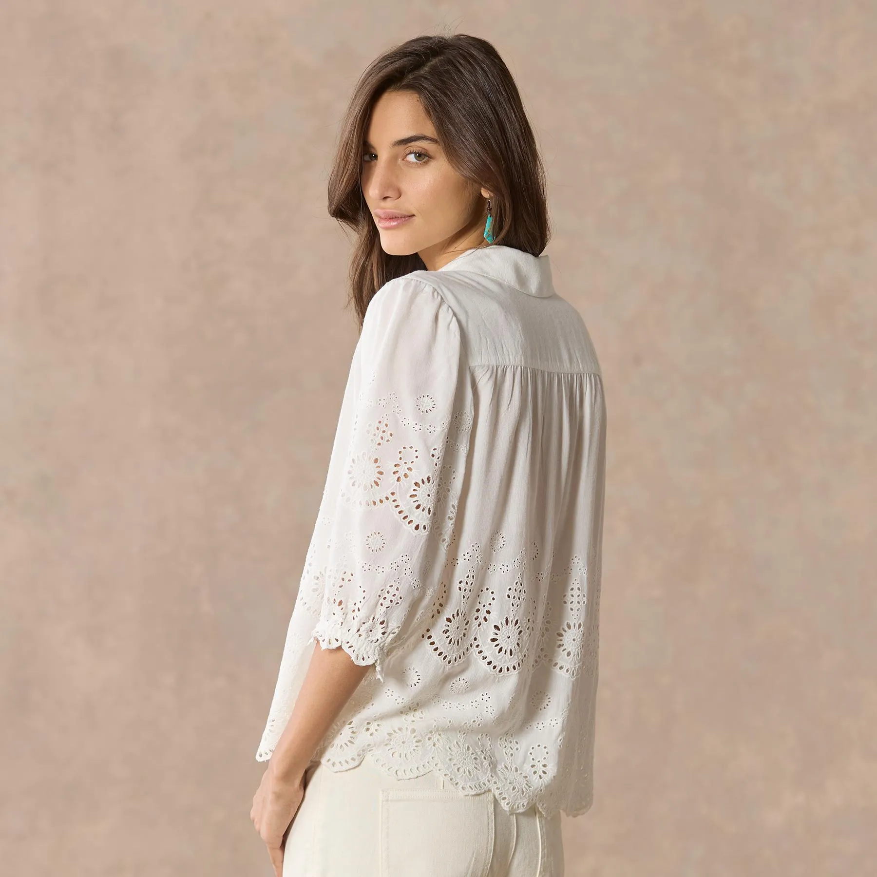 Arabella Eyelet Shirt