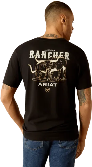 Ariat Men's Black American Rancher Tee