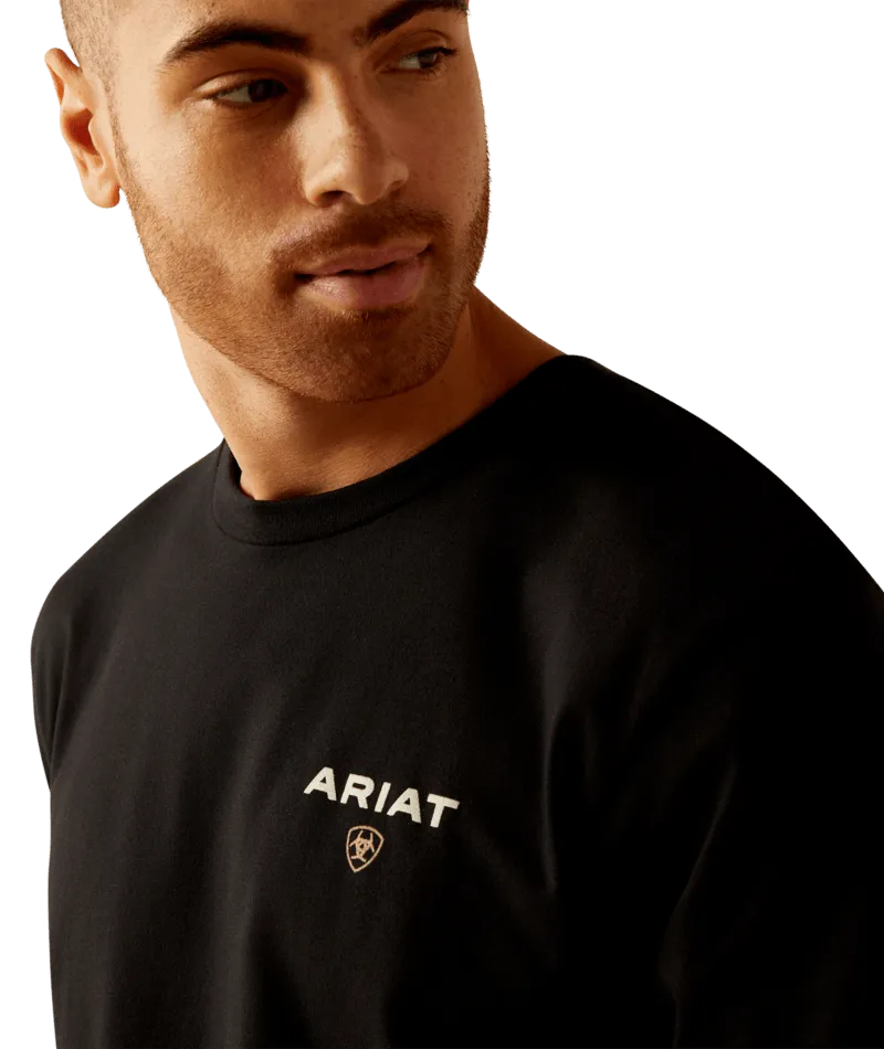 Ariat Men's Black American Rancher Tee