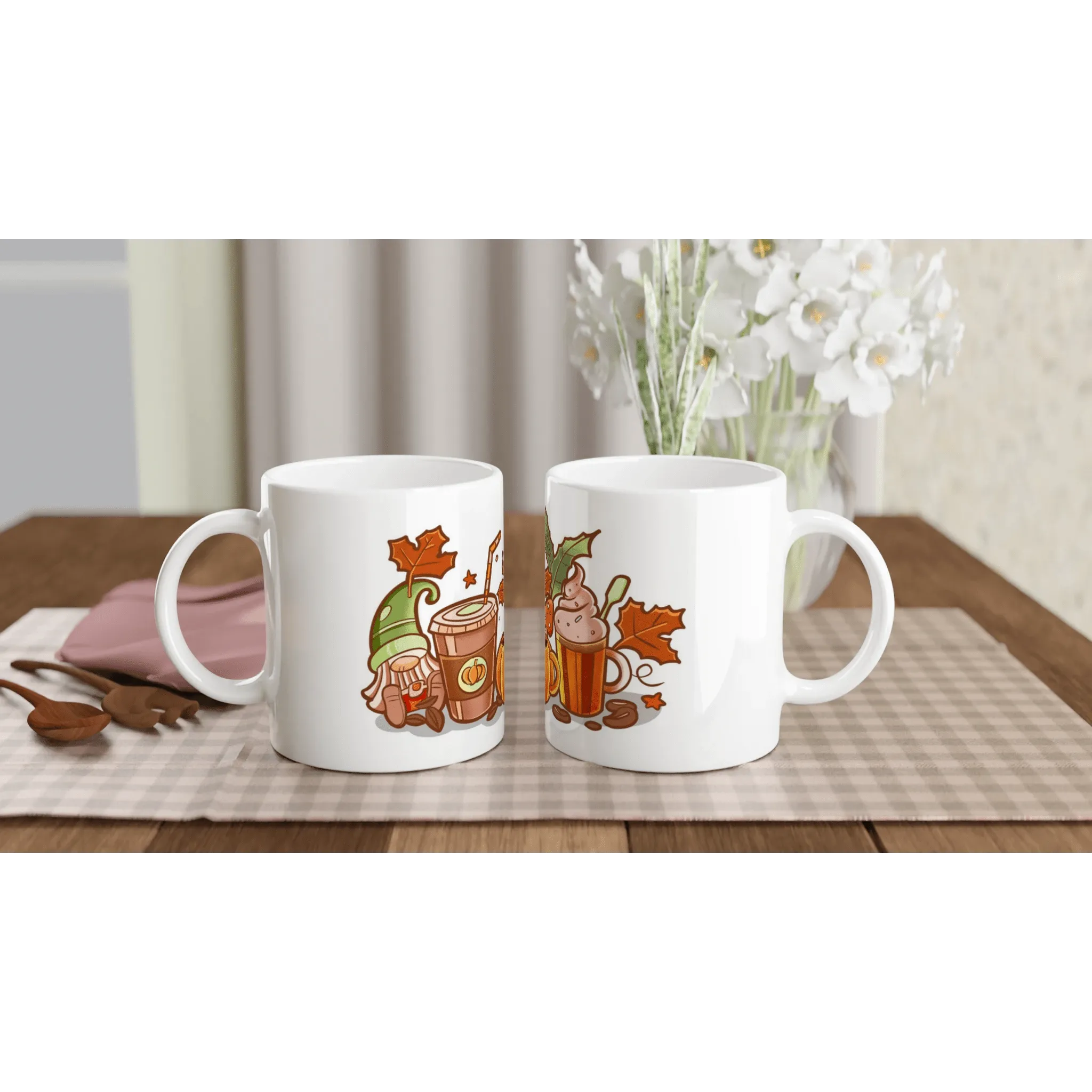 Autumn Elf Ceramic Mug | Cozy Fall Vibes