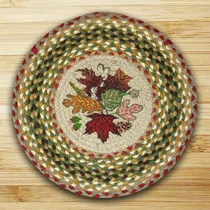 Autumn Leaves Printed Chair Pad