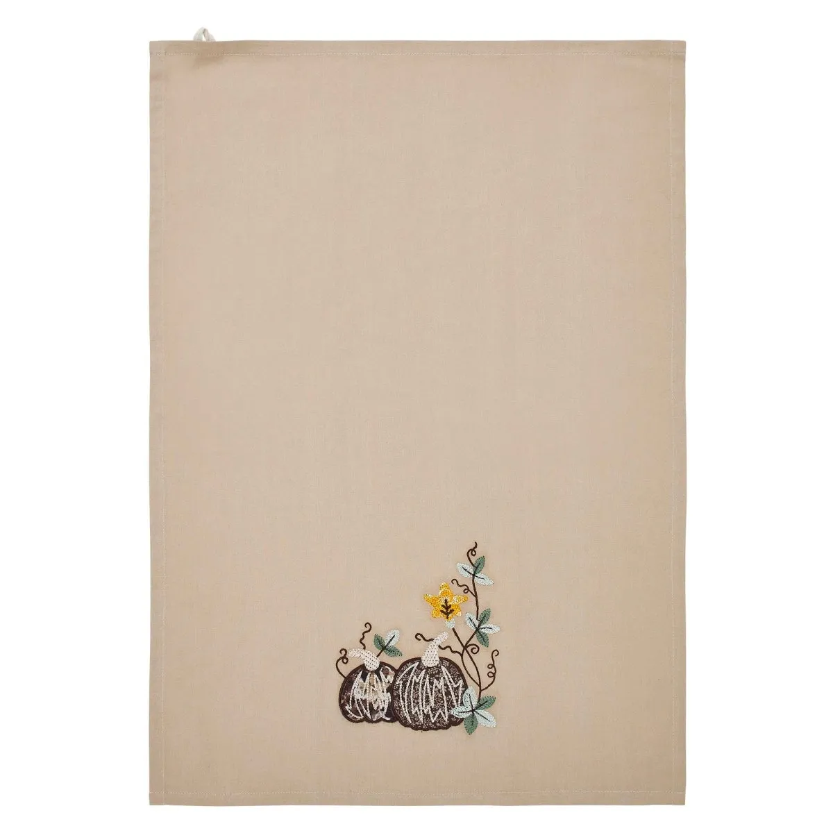 Autumn Pumpkin Patch Tea Towel