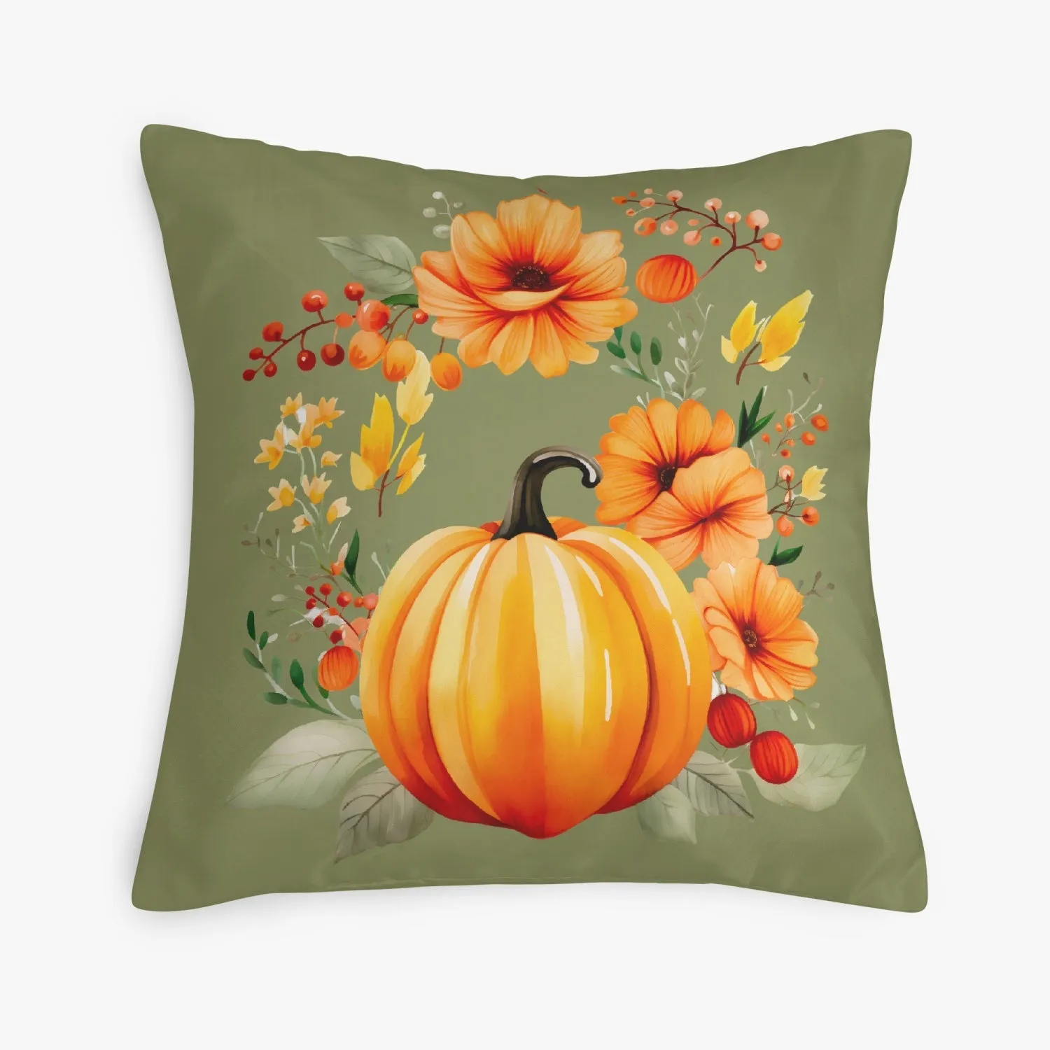 Autumn time Beauties 18'' Square Pillow Cover