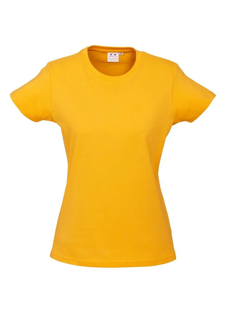 Biz Collection Womens Ice Short Sleeve Tee 1st ( 10 Colour ) (T10022)