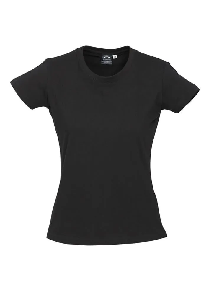 Biz Collection Womens Ice Short Sleeve Tee 1st ( 10 Colour ) (T10022)