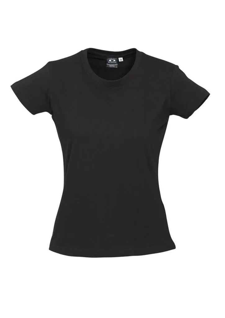 Biz Collection Womens Ice Short Sleeve Tee (T10022)-Clearance