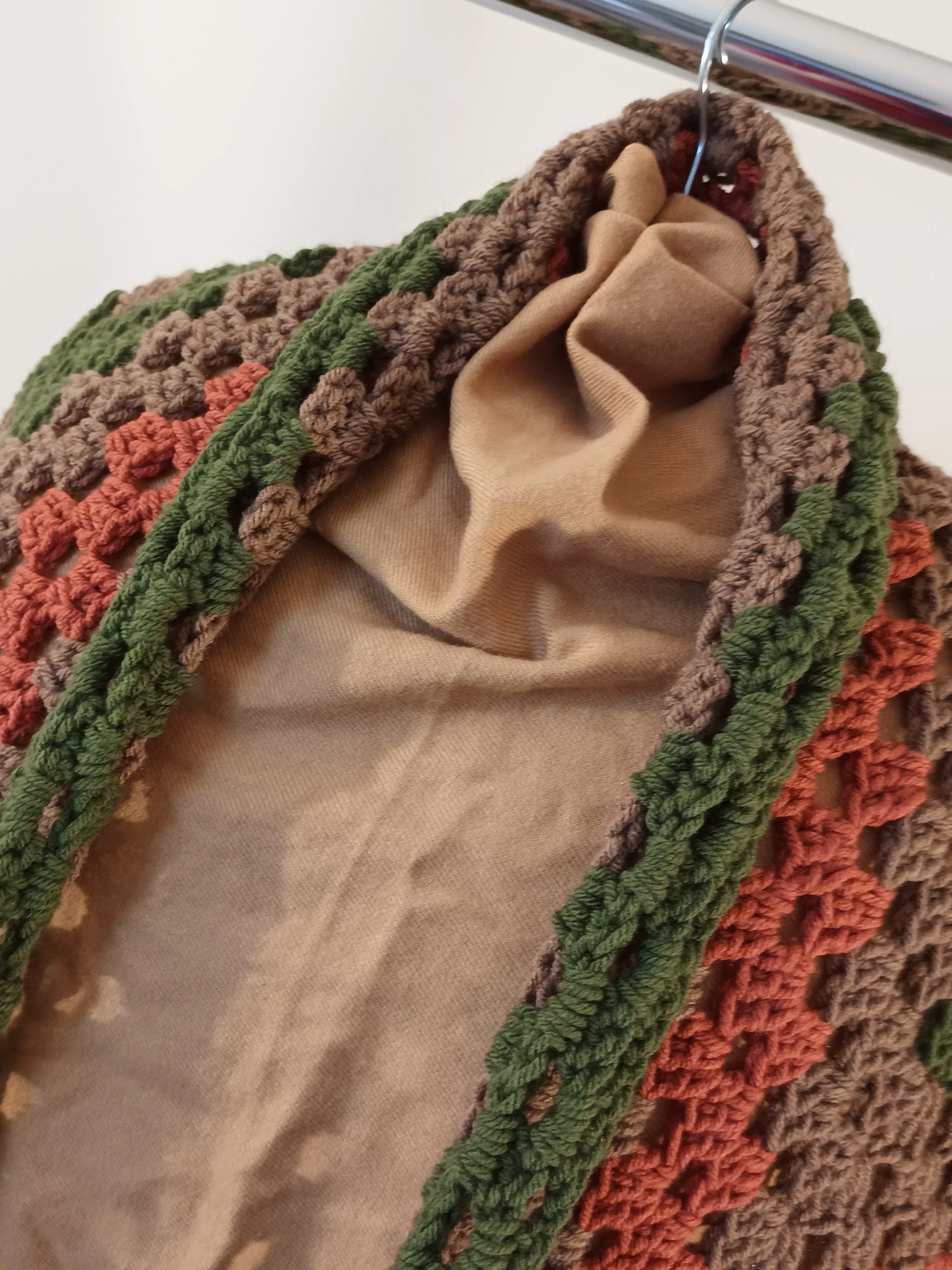 Boho autumn inspired cozy shrug