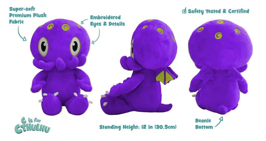 C is for Cthulhu Plush (Purple) | Webstore Exclusive!