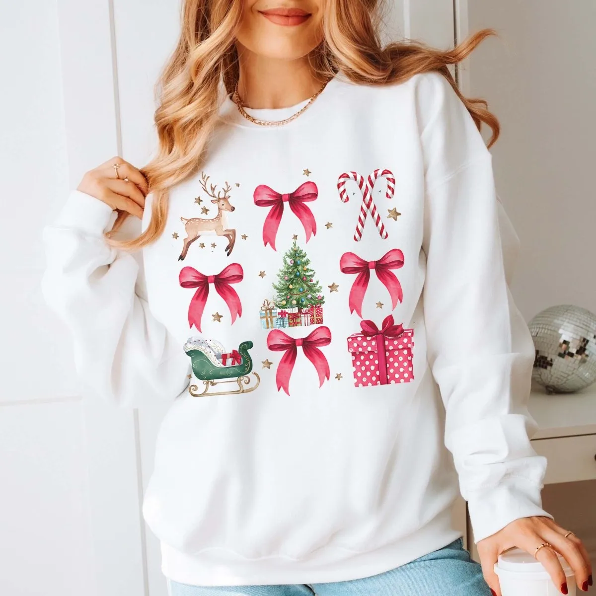 Christmas Collage Wholesale Graphic Sweatshirt - Fast Shipping