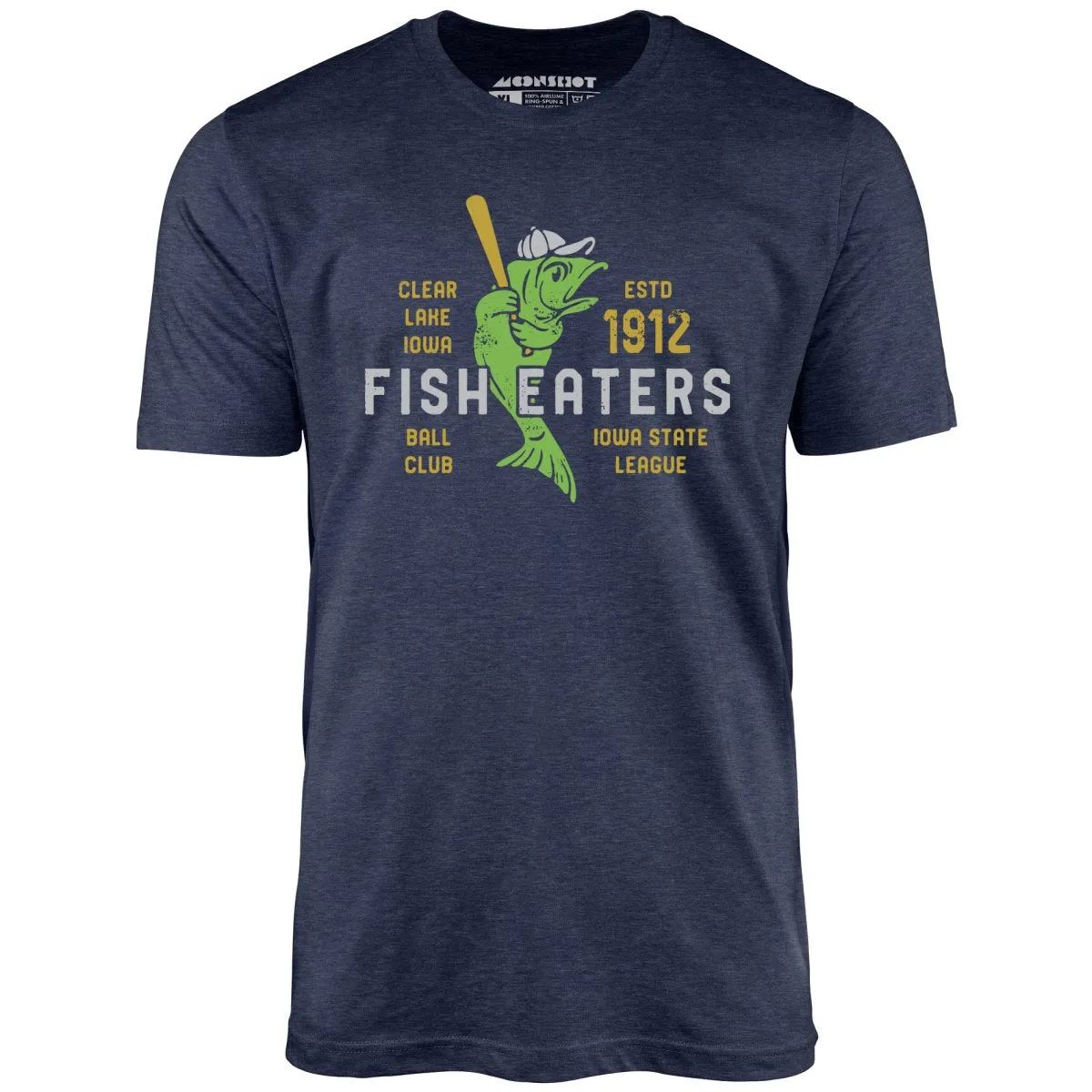 Clear Lake Fish Eaters - Iowa  - Vintage Defunct Baseball Teams - Unisex T-Shirt