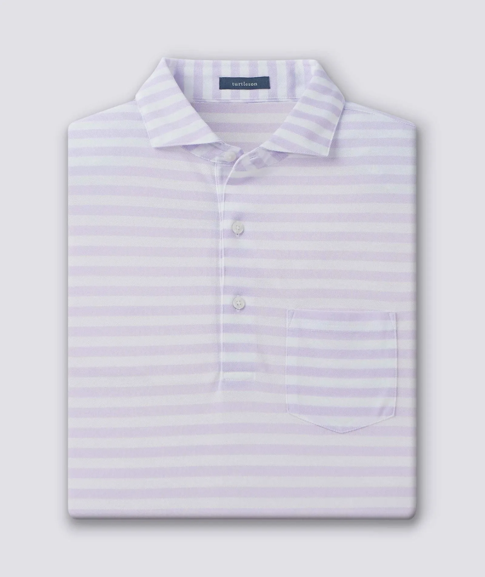 Cole Cotton Stripe Performance Polo