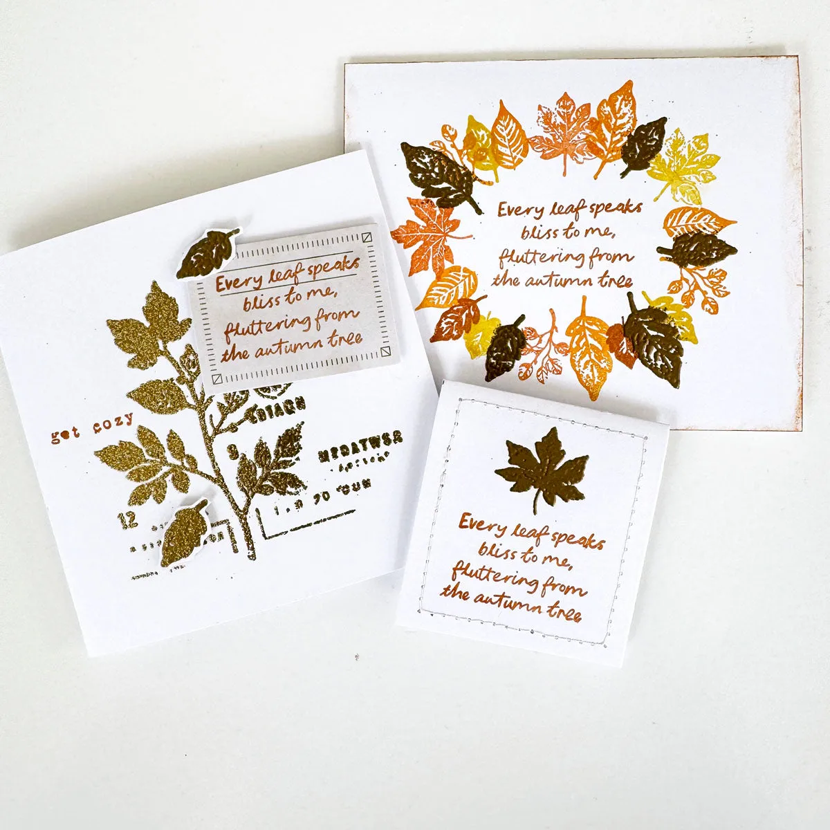 Cozy Season "Autumn Tree" Stamp Set October 2024