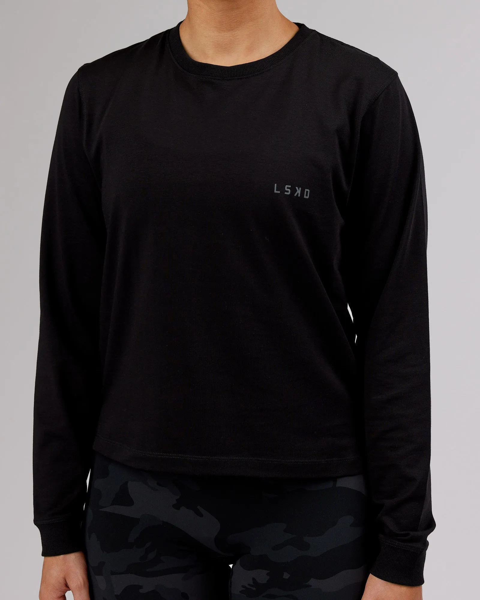 Deluxe PimaFLX LS Tee - Black