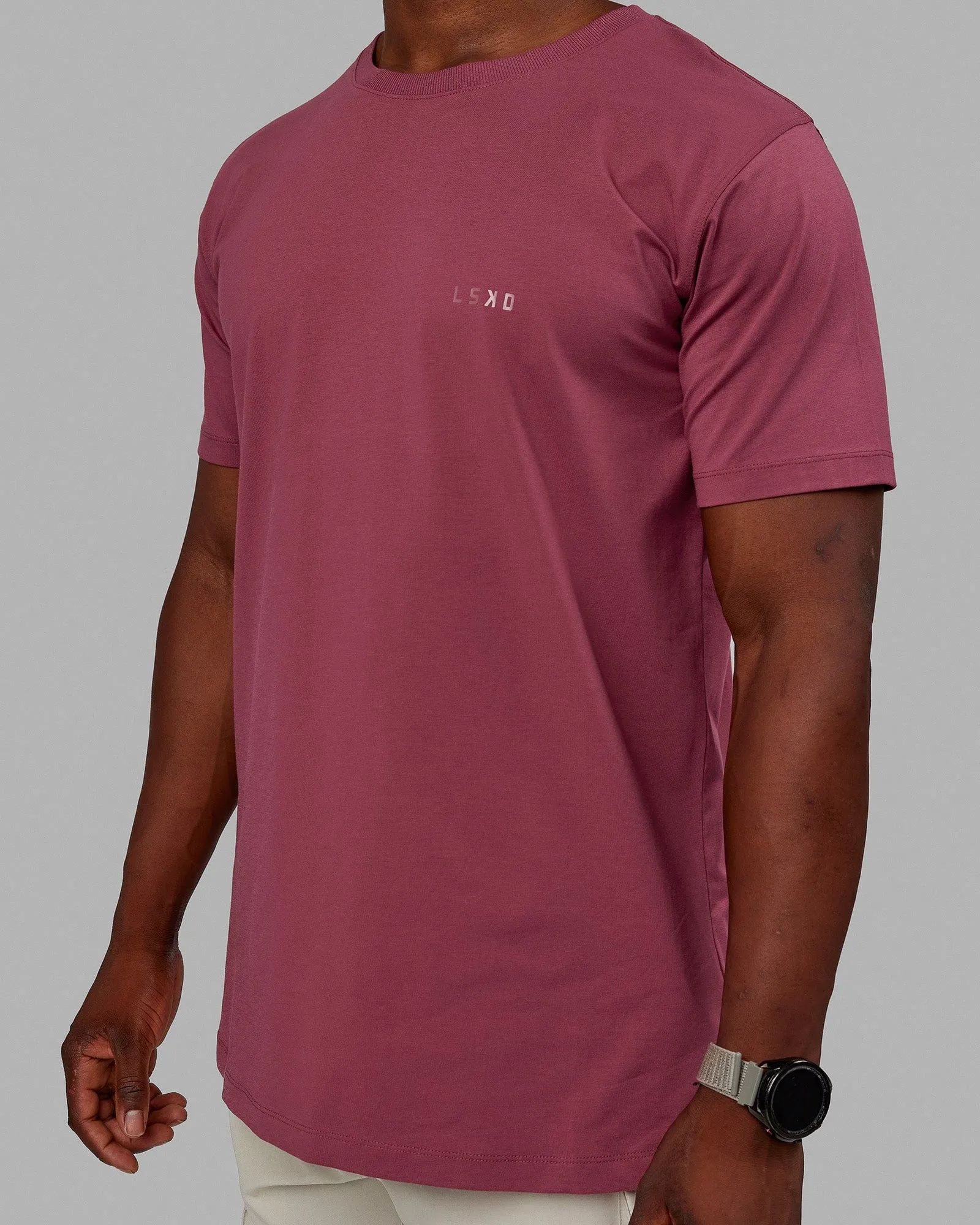 Deluxe PimaFLX Tee - Dry Rose