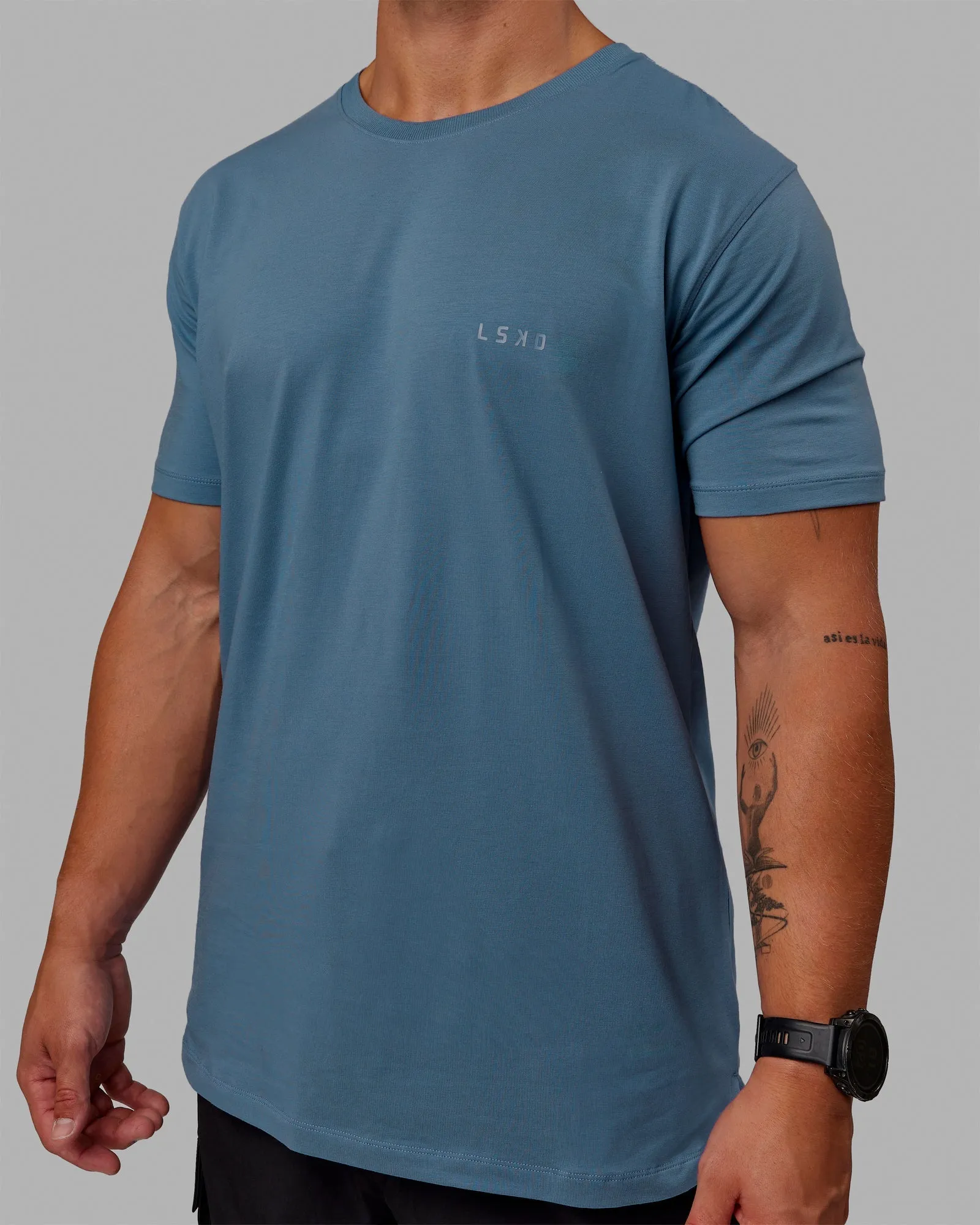 Deluxe PimaFLX Tee - Elemental Blue