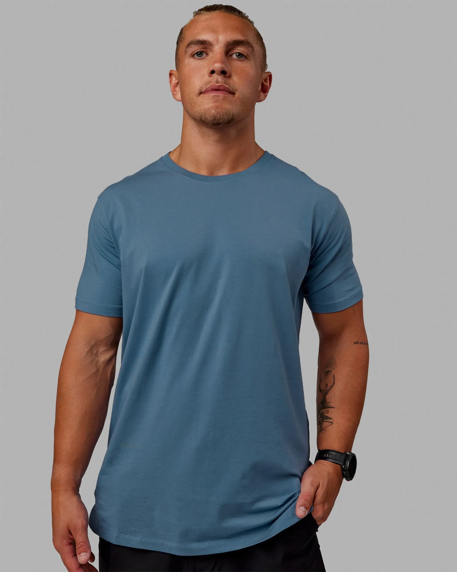 Deluxe PimaFLX Tee - Elemental Blue