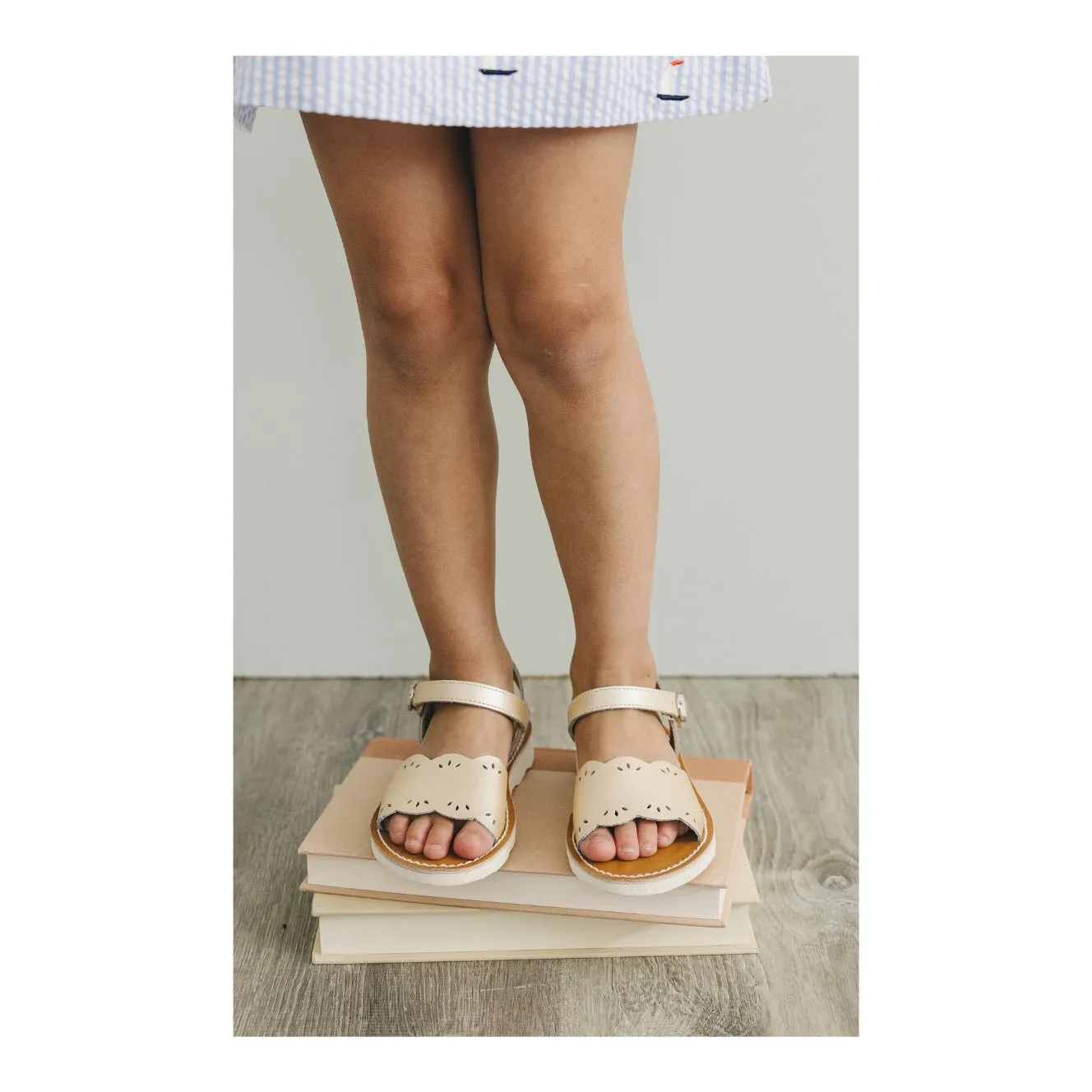 Ella Scalloped Sandal