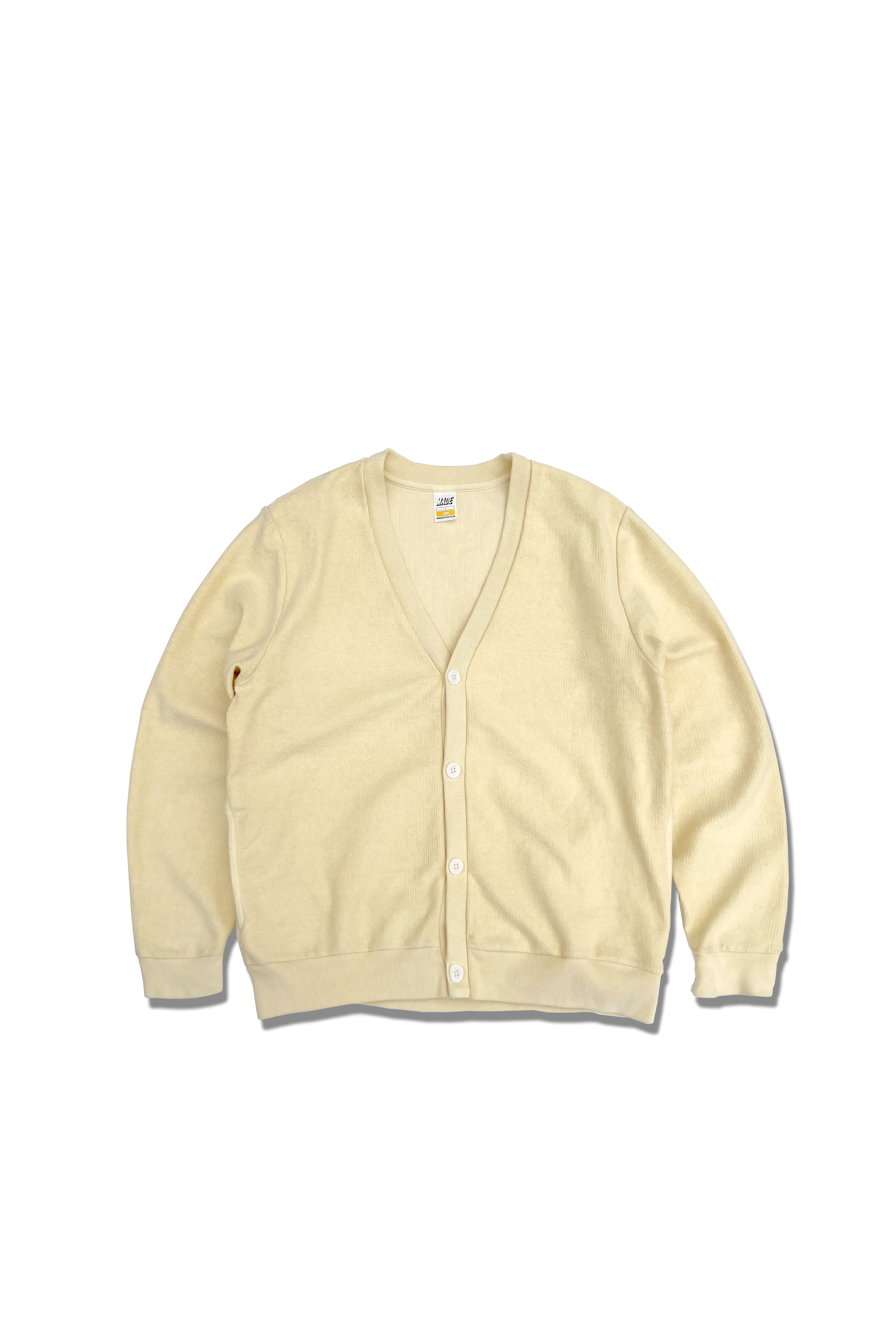 Exclusive Freshman Corduroy Cardigan - Faded Pollen