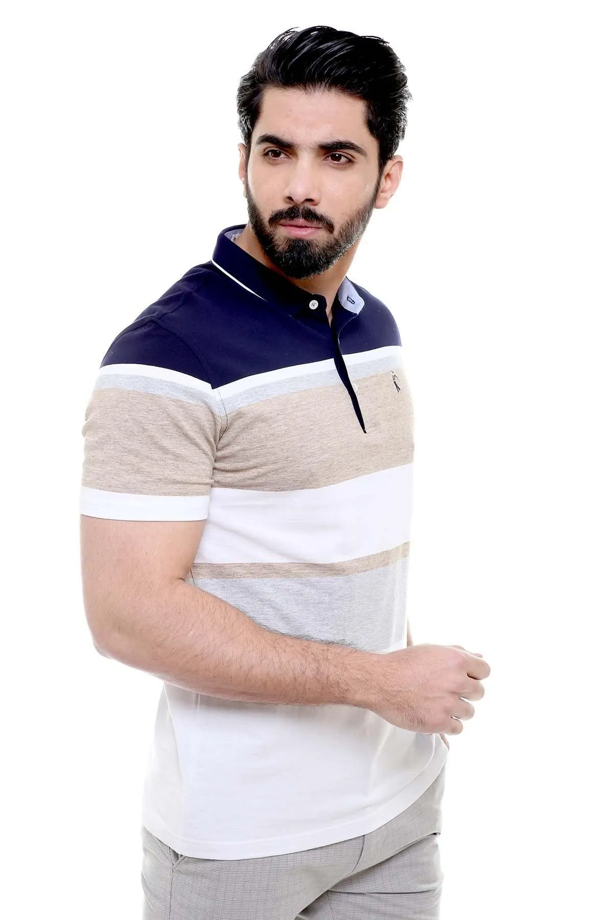 EXCLUSIVE T SHIRT NAVY KHAKI