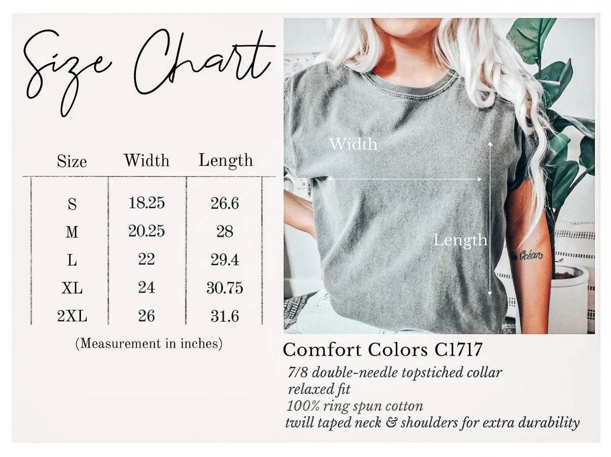 Fall Vibes Art Deco Comfort Color Wholesale Tee - Fast Shipping