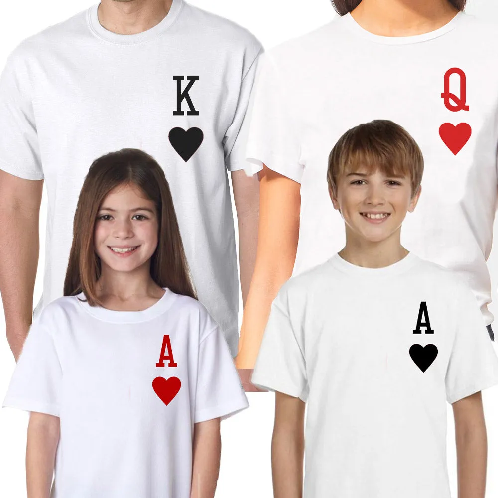 Family of Hearts Matching Tees (MRK X)