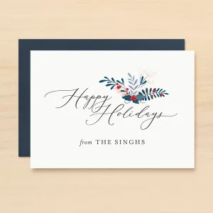 Festive Holiday Personalized Stationery