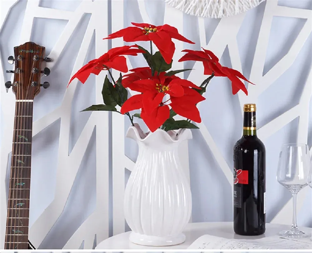 Festive Poinsettia Bouquet