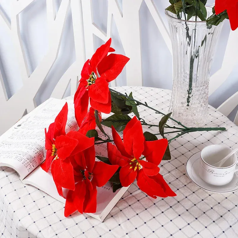 Festive Poinsettia Bouquet