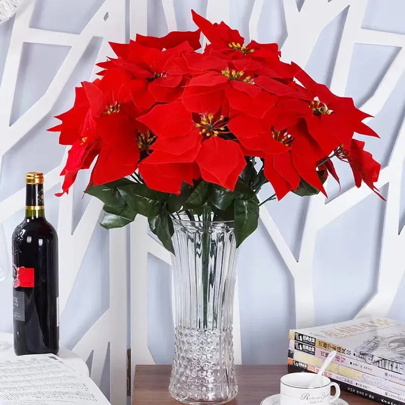 Festive Poinsettia Bouquet