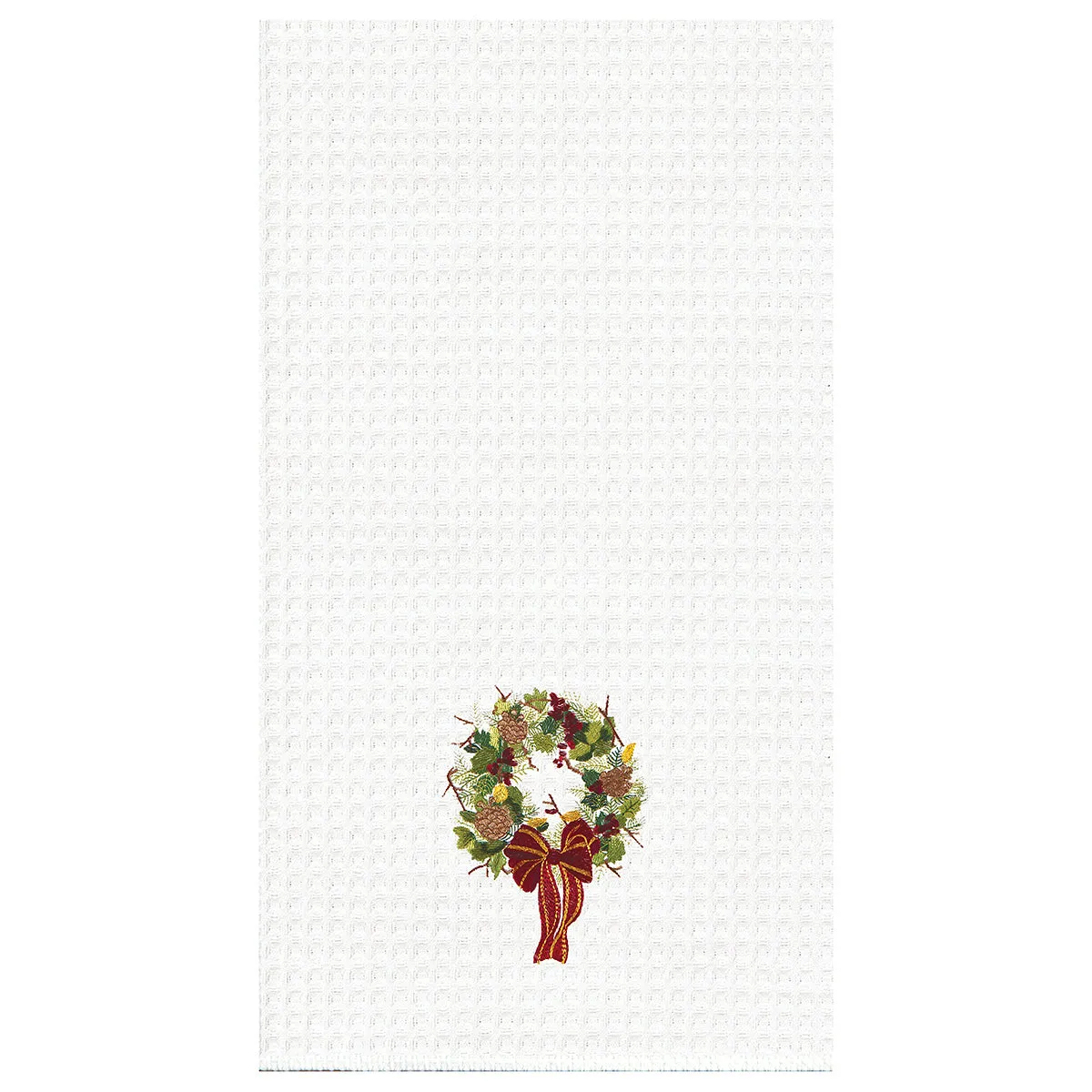 Festive Wreath Kitchen Towel