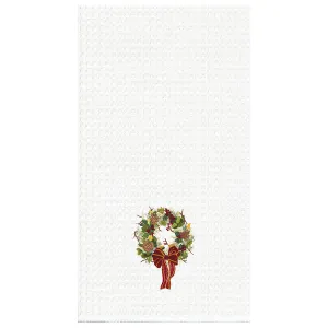 Festive Wreath Kitchen Towel