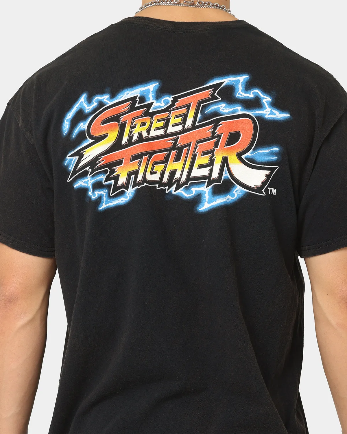 Goat Crew X Street Fighter Blanka Vintage T-Shirt Black Wash