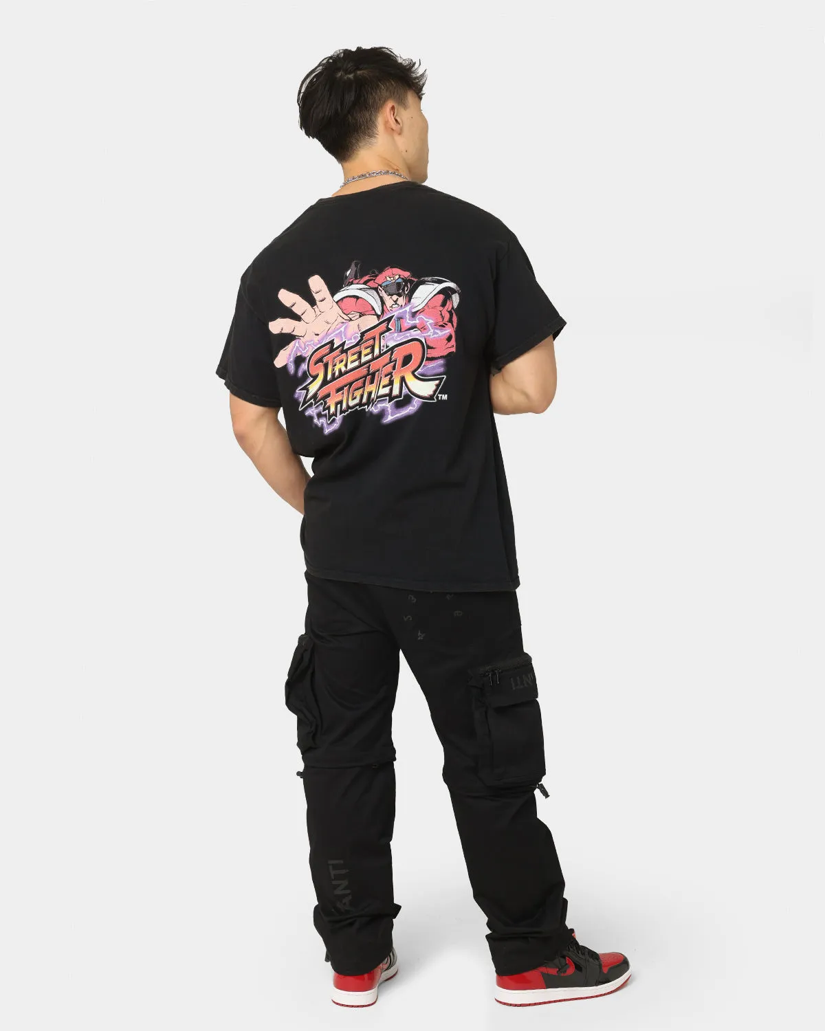 Goat Crew X Street Fighter M. Bison Vintage T-Shirt Black Wash