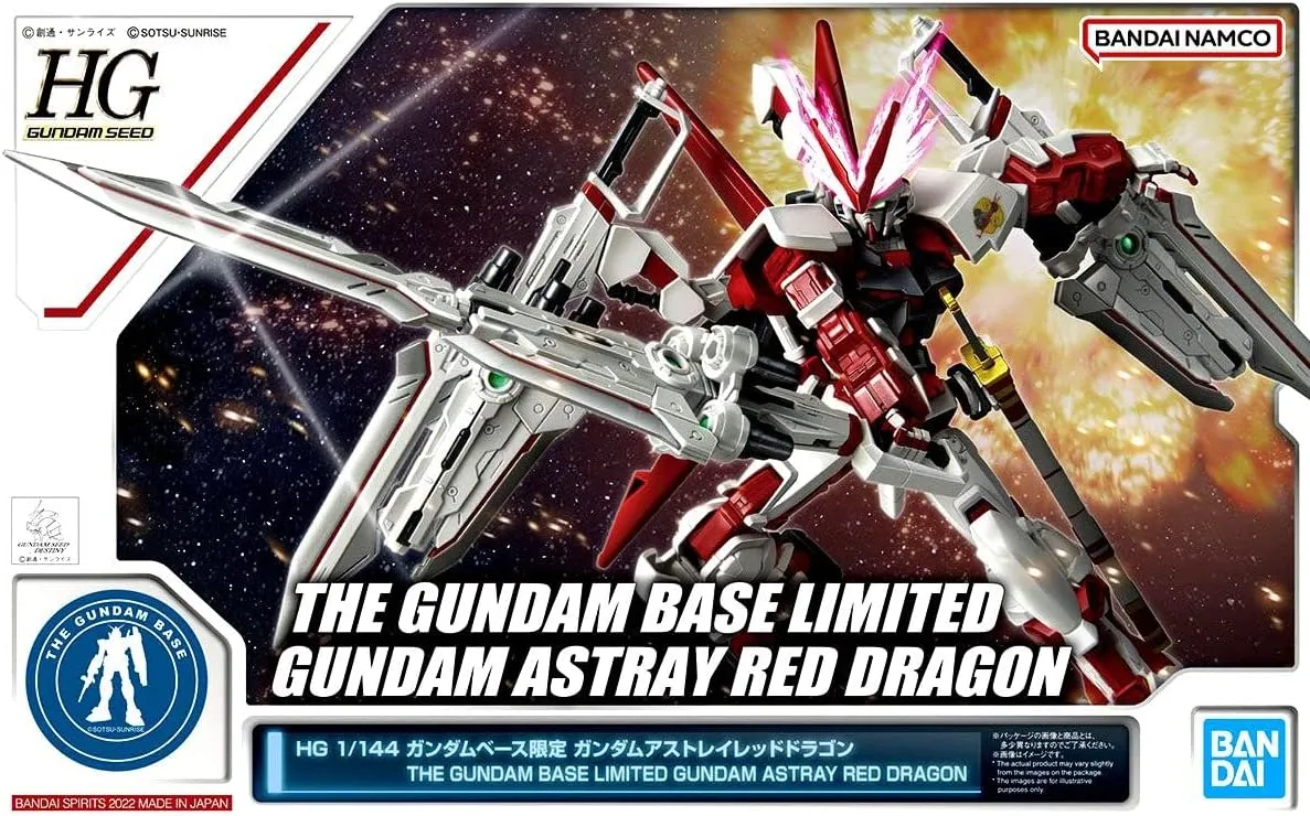 Gundam 1/144 HG Gundam Astray Red Dragon The Gundam Base Limited Model Kit Exclusive