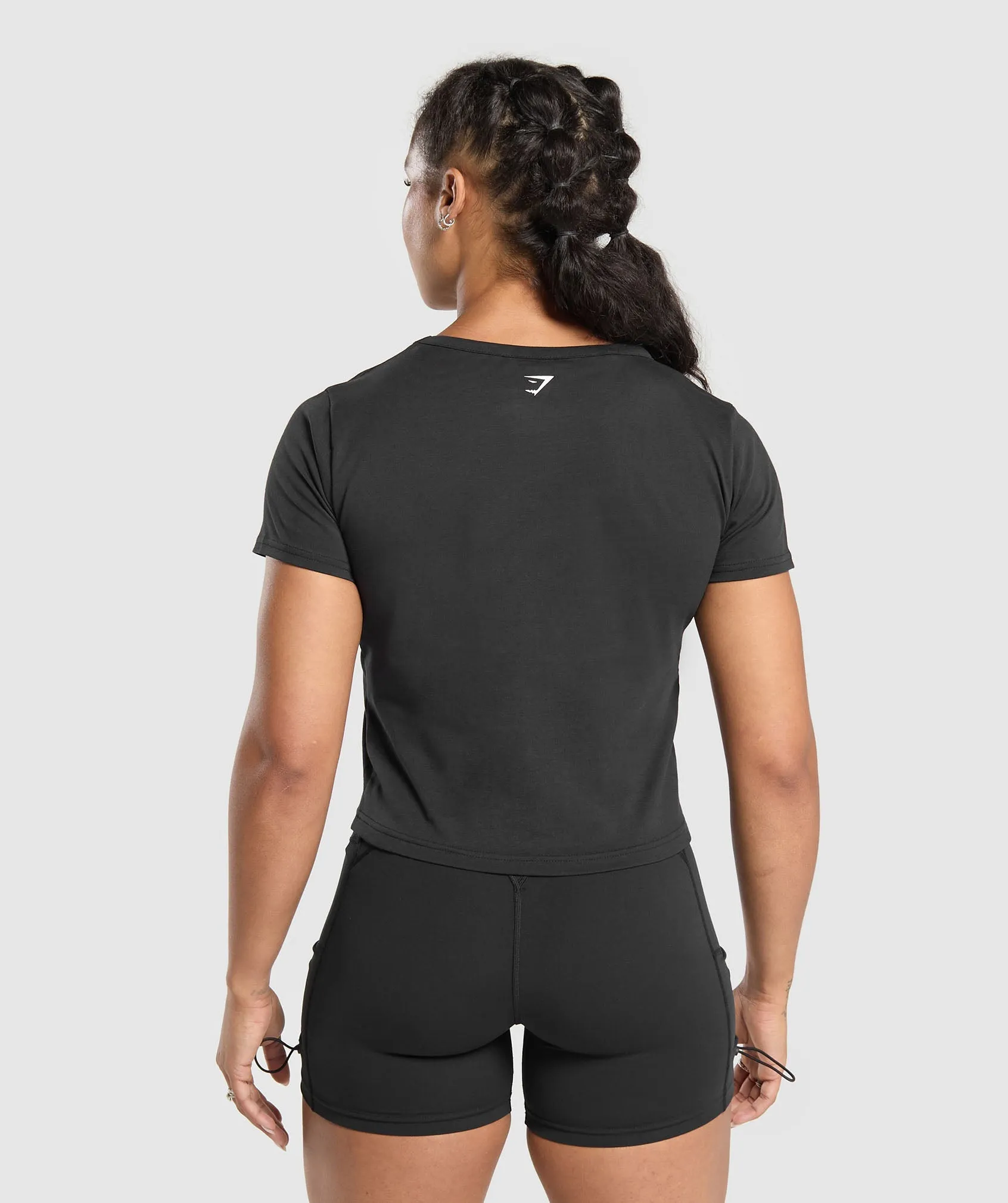 Gymshark Indiyah and Dami x Graphic Baby Tee - Black