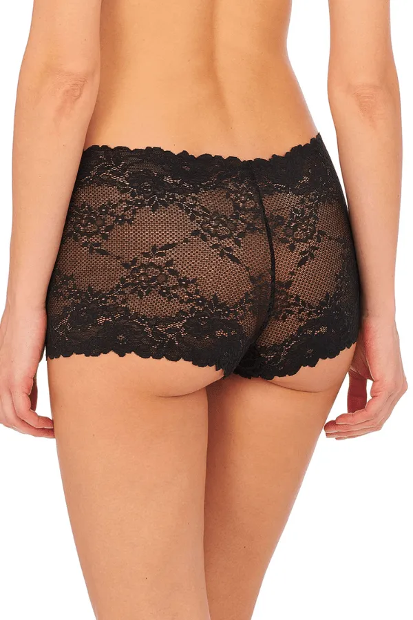 Heavenly Lace Boyshort - Black