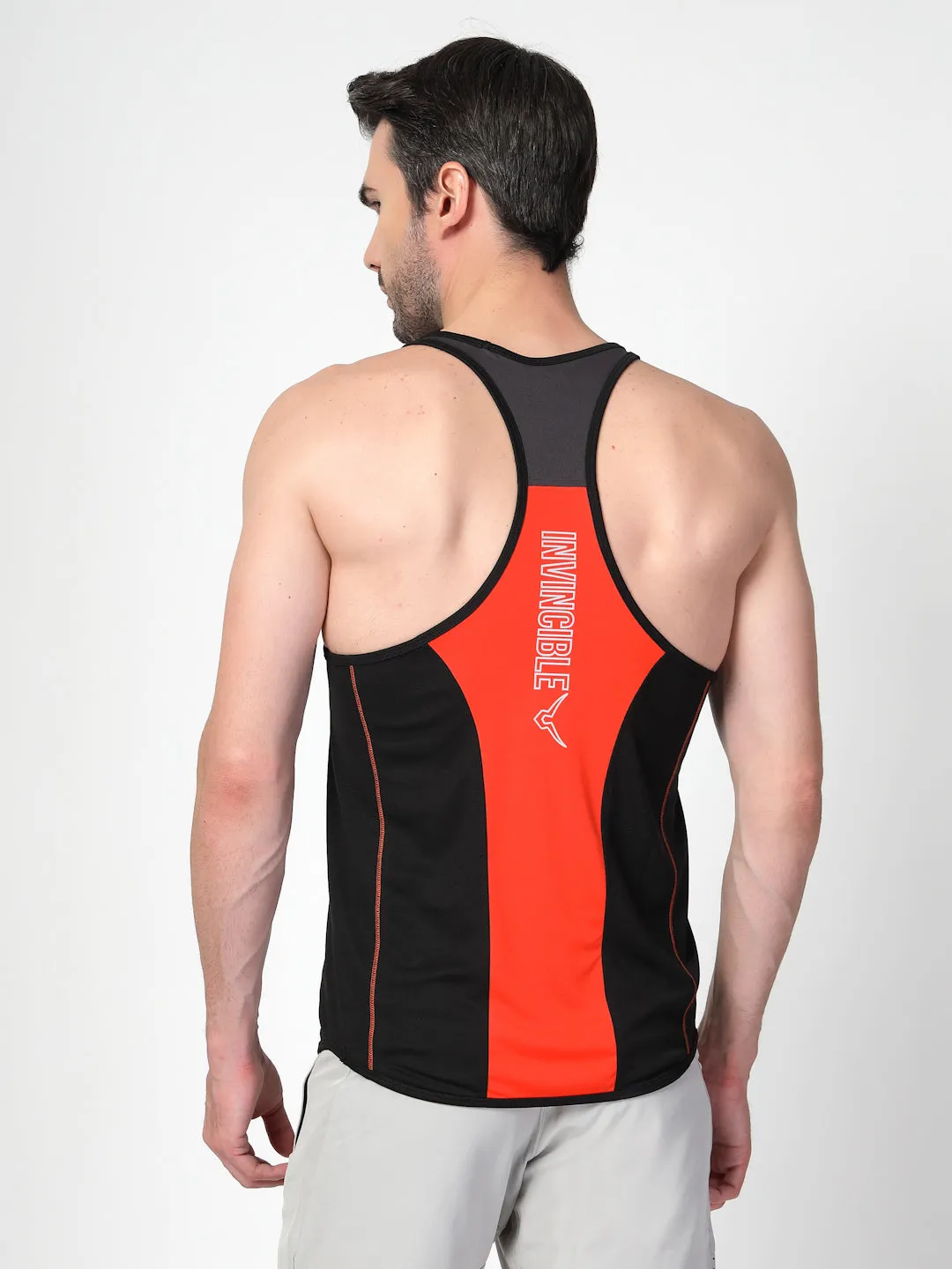 Invincible Men's Fitness Stringer Vest