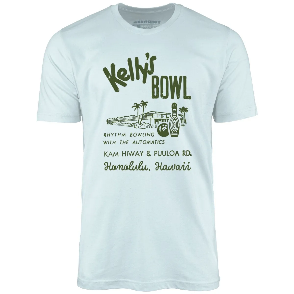 Kelly's Bowl - Honolulu, HI - Vintage Bowling Alley - Unisex T-Shirt