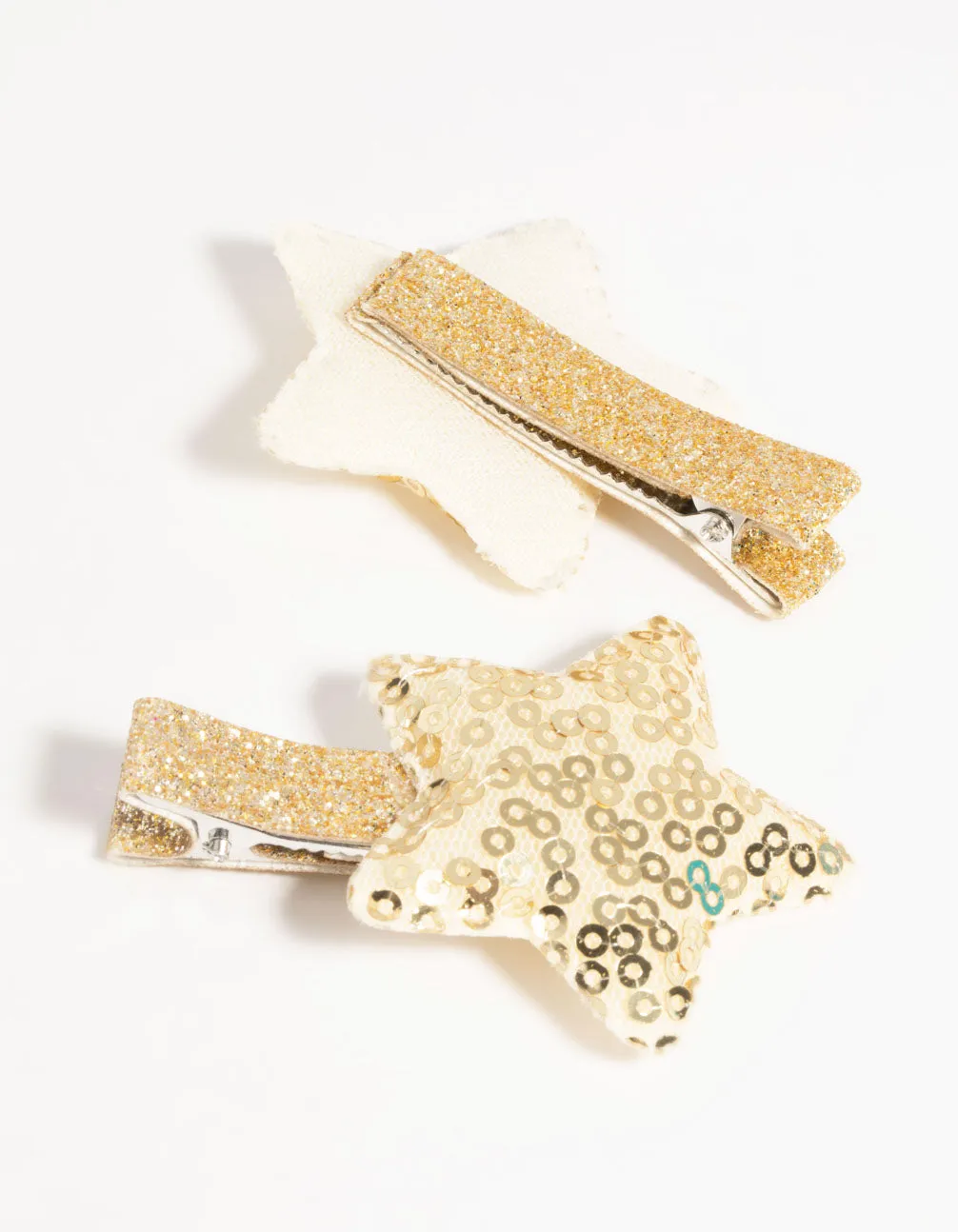 Kids Sequin Star Clips