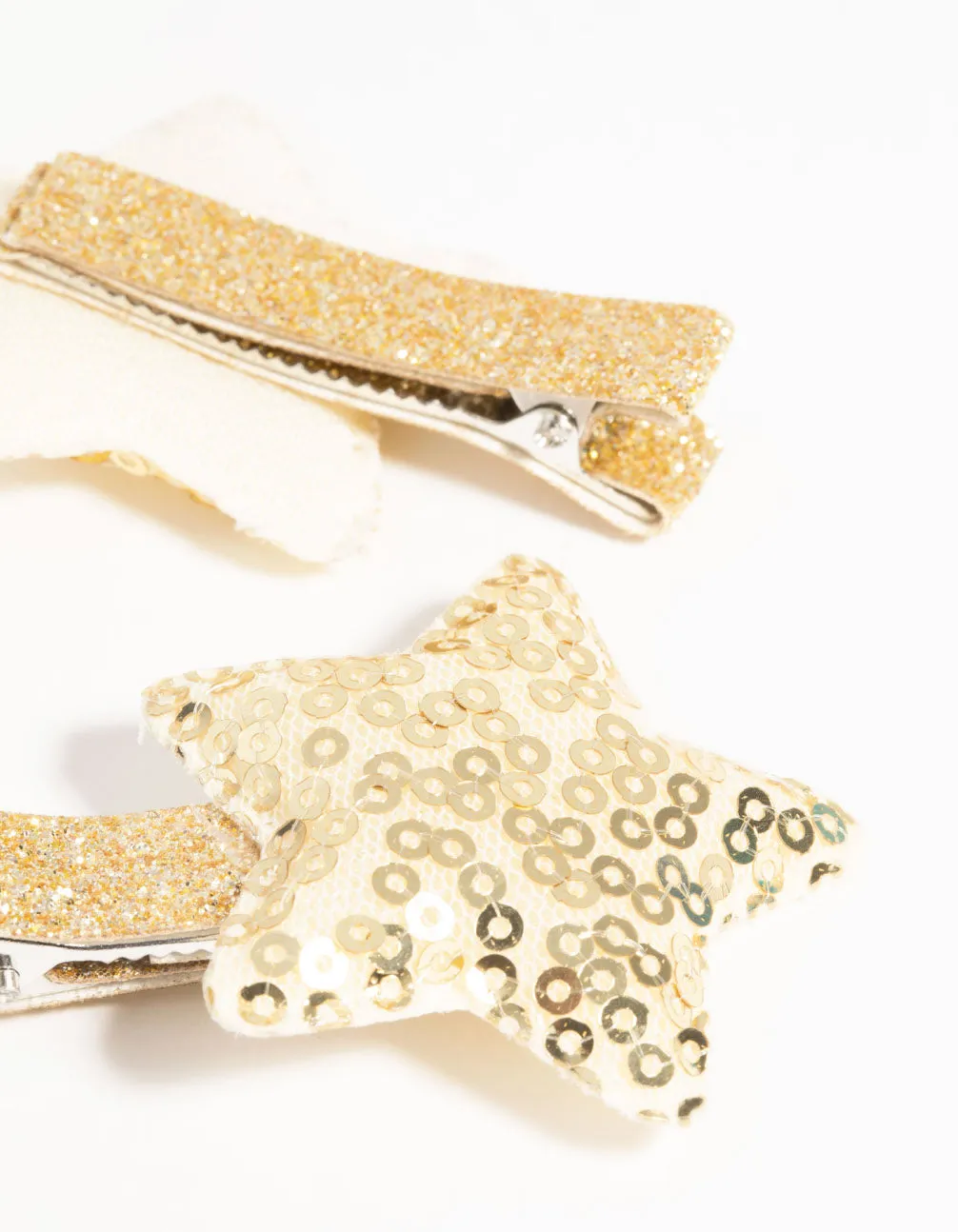 Kids Sequin Star Clips